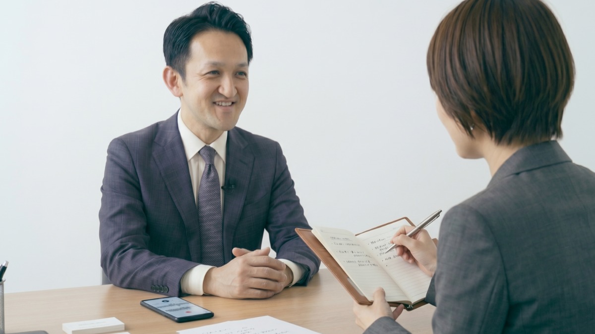 インタビュー写真
